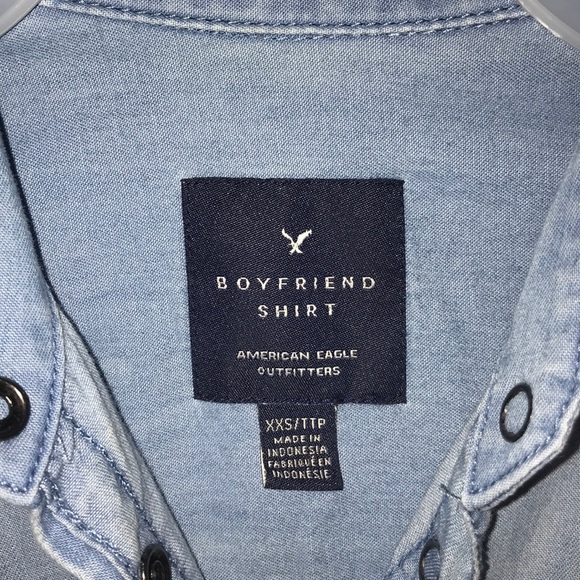 American Eagle Chambray Top - Picture 7 of 7
